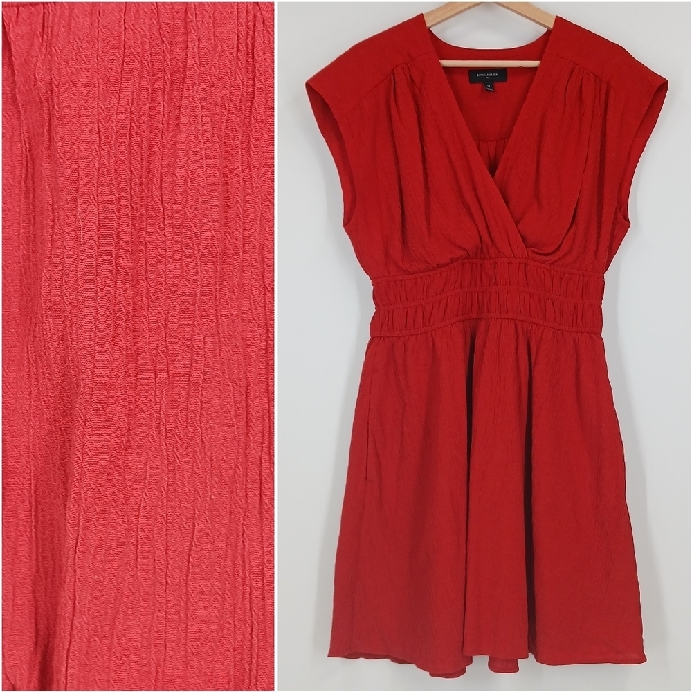 Banana Republic Crinkle Textured Dress